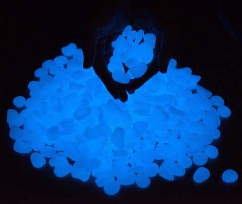 Glow in the dark stones