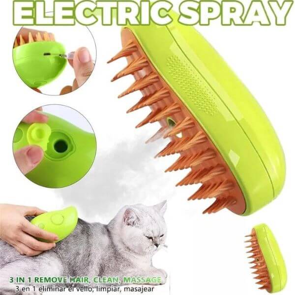 Electric Steam Pet Brush