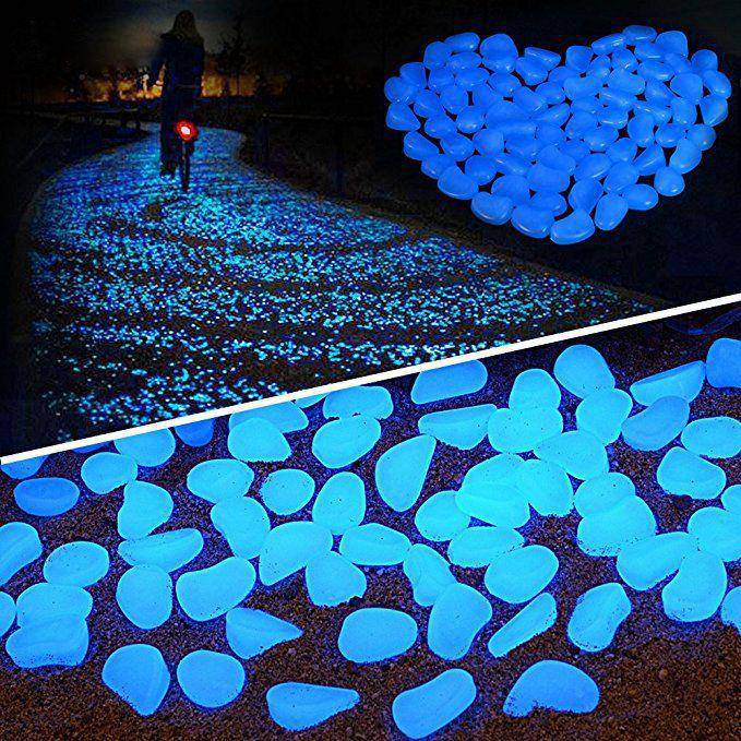 Glow in the dark stones