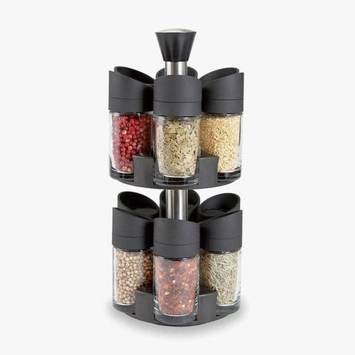 12 Pieces Double Layer Spice Rack Set