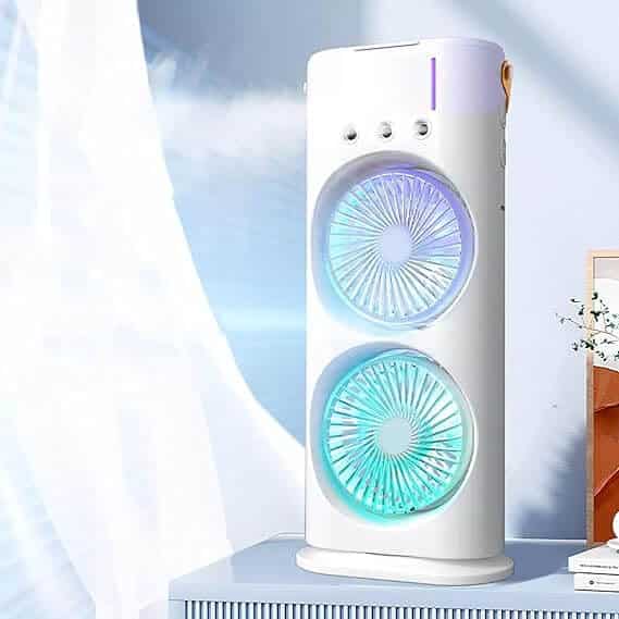 USB Rechargable doubled ended spray fan