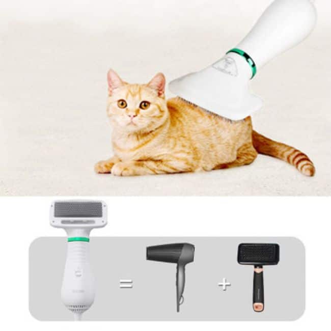 Electric Pet Grooming Hair Dryer Blower Slicker Brush