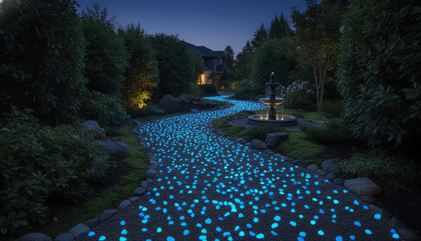 Glow in the dark stones